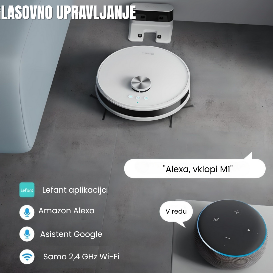 Inteligentni robotski sesalnik 3 v 1 CleanPro™