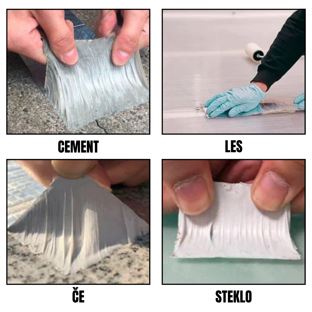 SealPro™ – Izjemno Trpežen Aluminijasti Tesnilni Trak