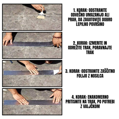 SealPro™ – Izjemno Trpežen Aluminijasti Tesnilni Trak