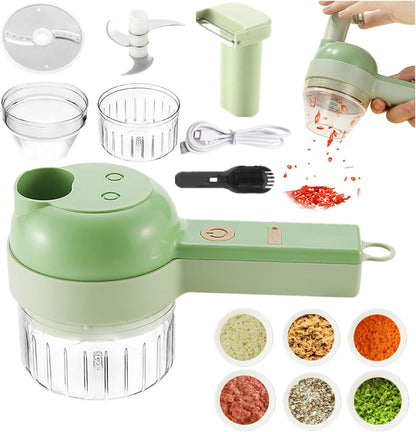 Cortador de Alimentos Eléctrico 4 em 1 - Cutter™