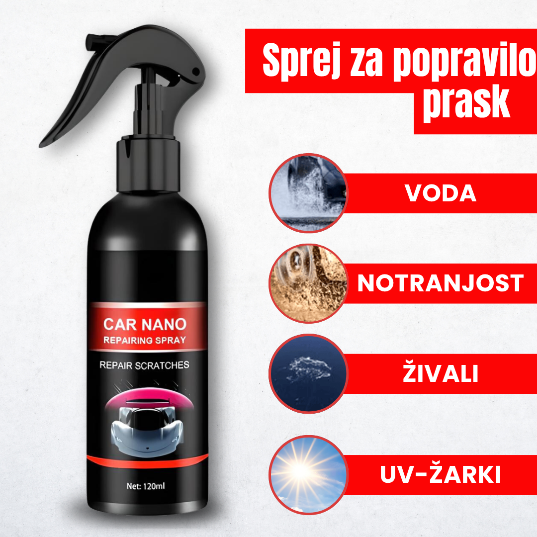 Zaščitni In Popravljalni Sprej Za Praske