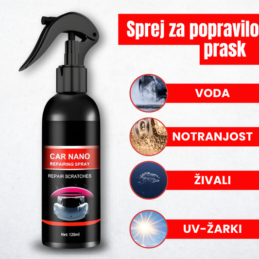 Zaščitni In Popravljalni Sprej Za Praske