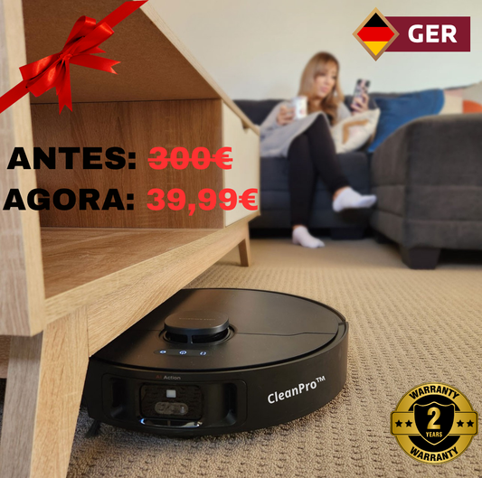 Aspirador Robô Inteligente 3 em 1 CleanPro™