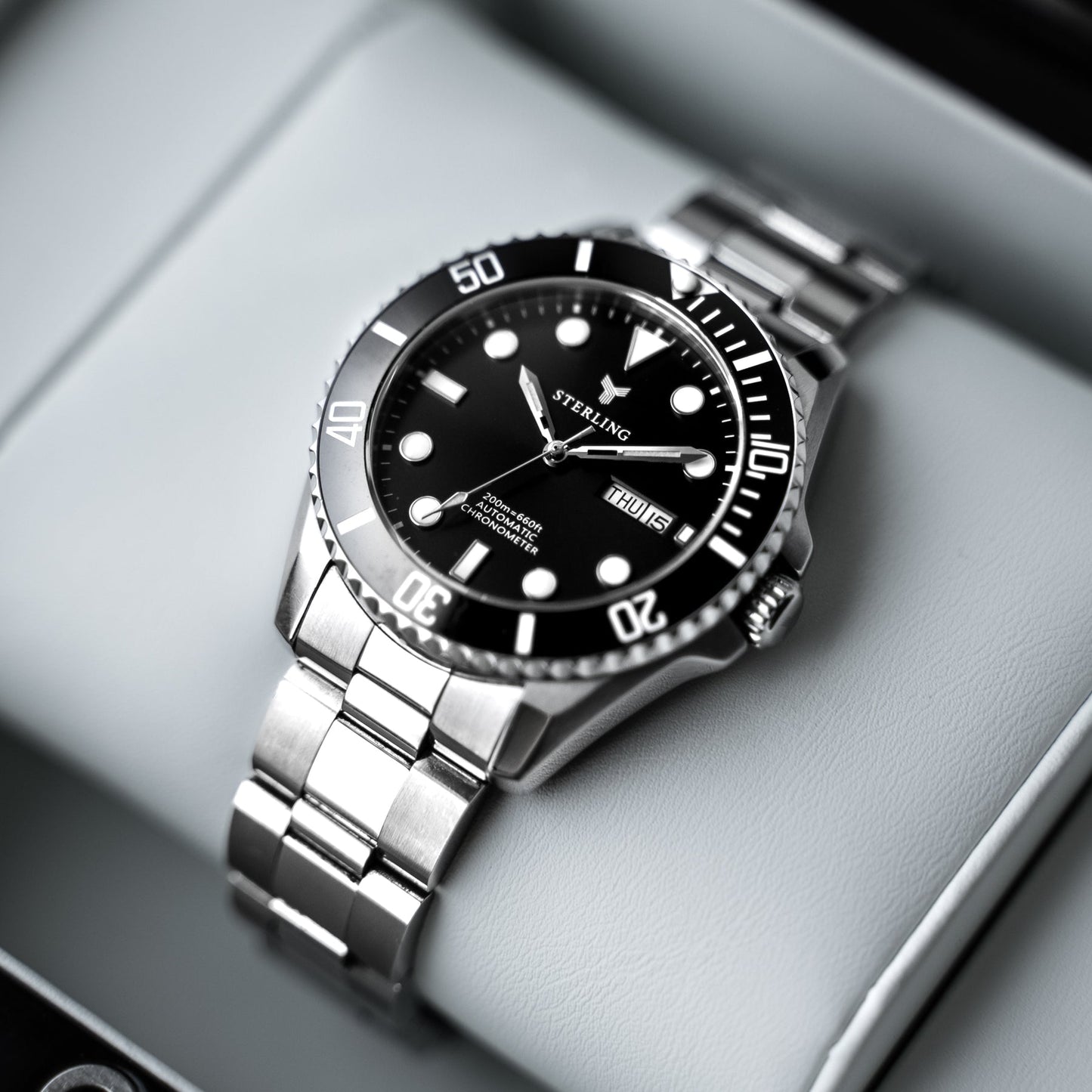 Ceas Elvețian Oruss Sterling Ascend Submarine – Negru Metalizat