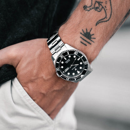 Ceas Elvețian Oruss Sterling Ascend Submarine – Negru Metalizat