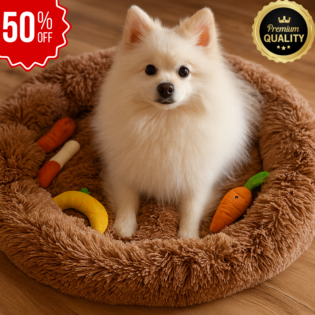 Camita Antiestrés Con MemoryFoam Perros - Confy™