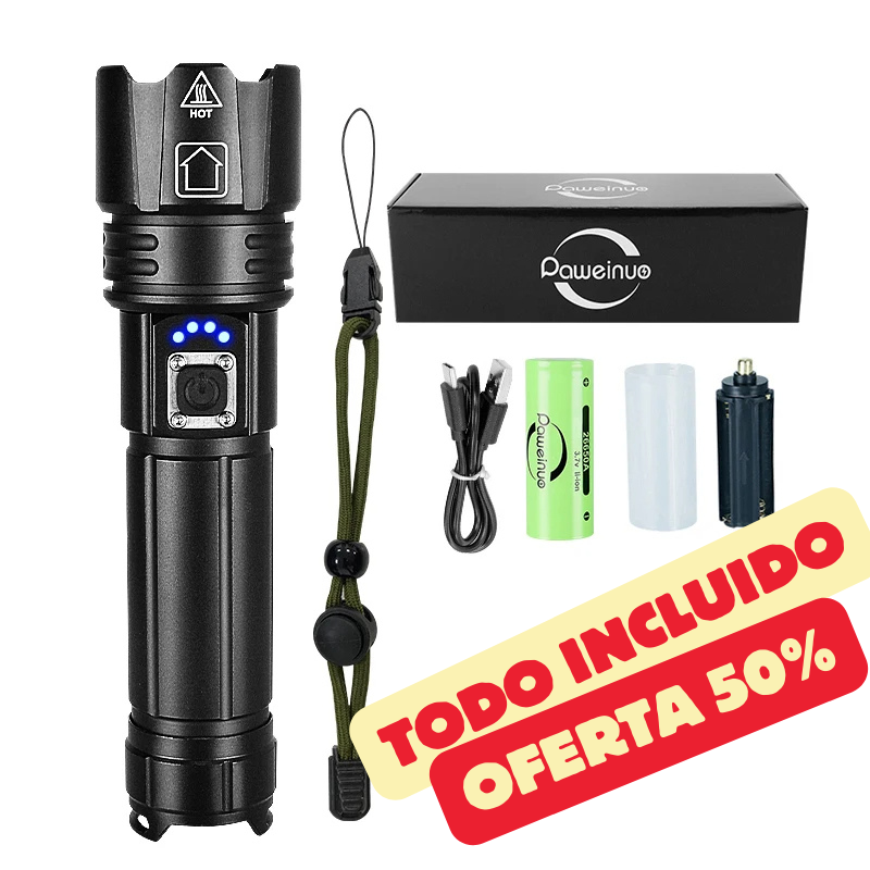 Kit Completo Lanterna Tática Laser - Titan900™